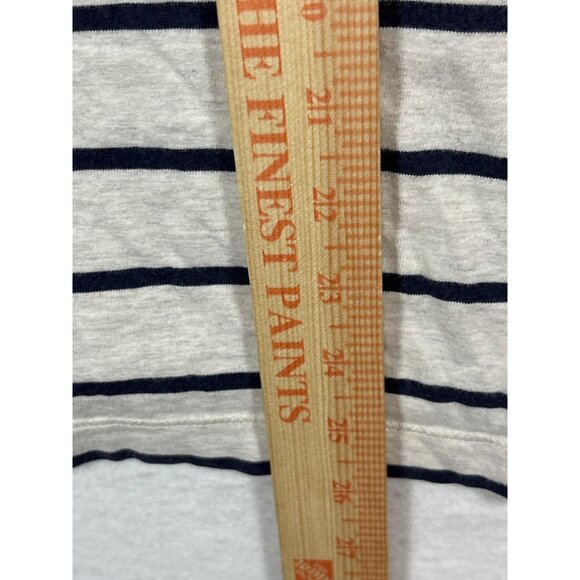 Banana Republic Authentic Tee M 100% Supima Cotton Striped T-Shirt - Picture 5 of 9